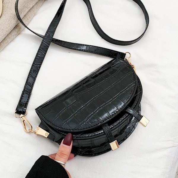 luxury women bag desinger half round saddle bags crocodile pattern crossbody shoulder bag bolsa feminina leather handbag
luxury women bag desinger half round saddle bags crocodile pattern crossbody shoulder bag bolsa feminina leather handbag