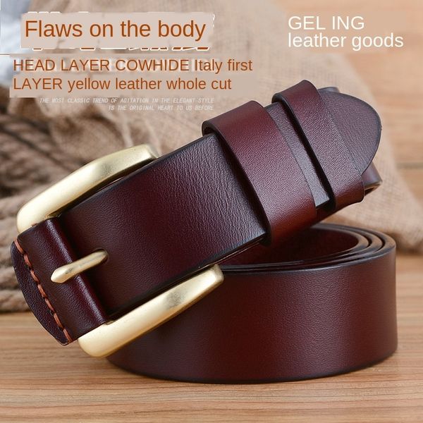 layer cowhide leather pure cowhide pin buckle men's grade korean style gift box belt customized genuine leather belt, Black;brown
layer cowhide leather pure cowhide pin buckle men's grade korean style gift box belt customized genuine leather belt, Black;brown