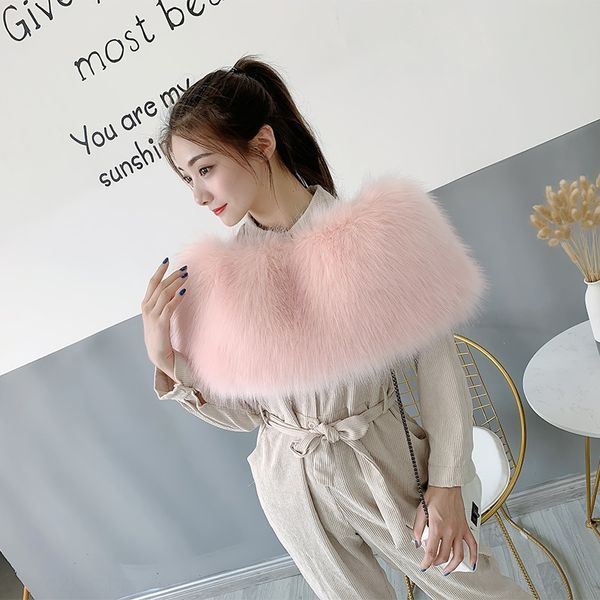 new warm plush small shawl scarf thickened warm imitation fur shoulder female winter widened scarf waistcoat, Blue;gray
new warm plush small shawl scarf thickened warm imitation fur shoulder female winter widened scarf waistcoat, Blue;gray