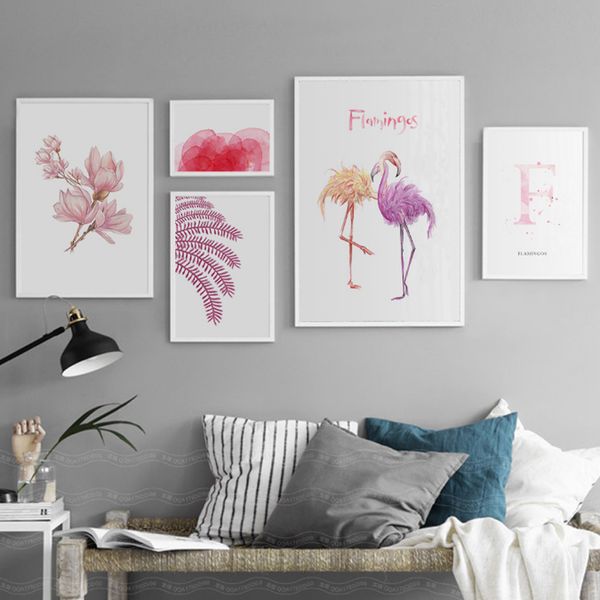 pink flower flamingo modern fashion letter canvas paintings nordic wall art poster print pictures for kids bedroom home decor
pink flower flamingo modern fashion letter canvas paintings nordic wall art poster print pictures for kids bedroom home decor