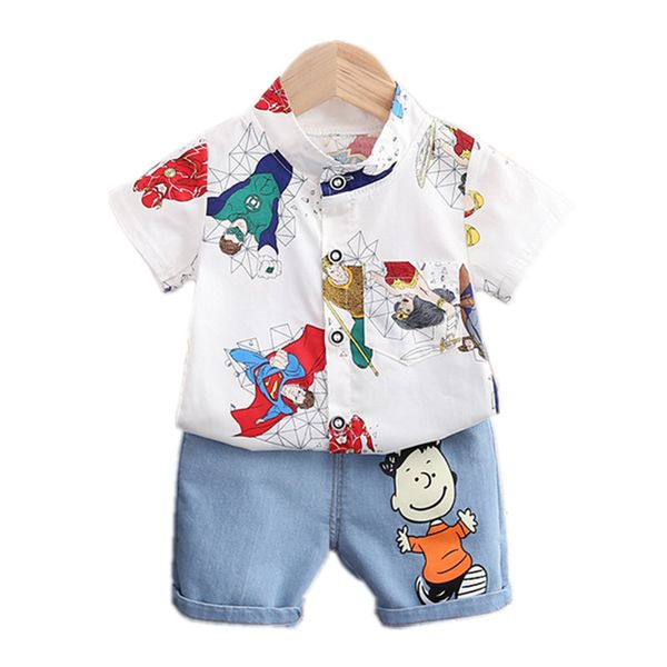 детские мальчиков детская одежда set спортивный костюм лето хлопок топы рубашка шорты 2pcs наряды костюм детская одежда tracksuit, White
детские мальчиков детская одежда set спортивный костюм лето хлопок топы рубашка шорты 2pcs наряды костюм детская одежда tracksuit, White