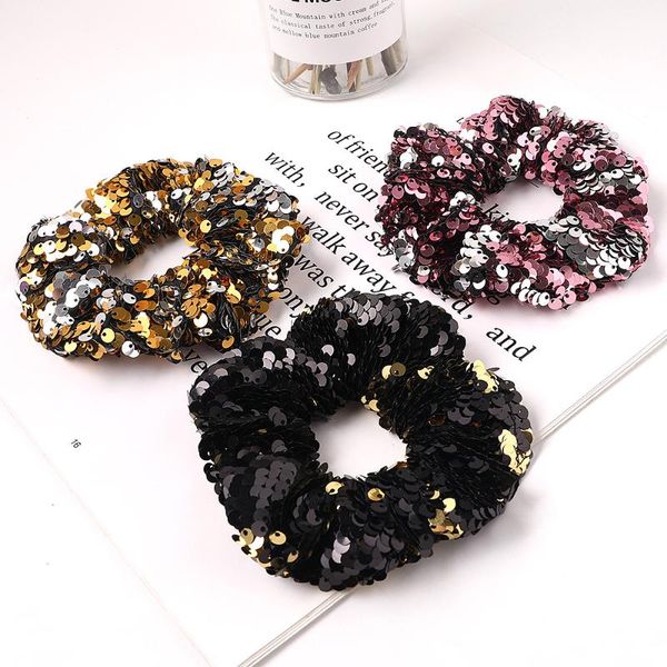 1pcs new girl colorful sequin hairband women elastic hair bands charming scrunchie hair jewelry accessories, Golden;silver
1pcs new girl colorful sequin hairband women elastic hair bands charming scrunchie hair jewelry accessories, Golden;silver