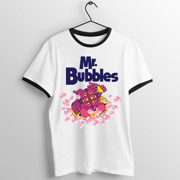 black trim t shirt men women bioshock big daddy mr bubbles printed artwork tee, White;black
black trim t shirt men women bioshock big daddy mr bubbles printed artwork tee, White;black