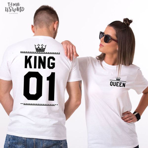 king queen letter print t shirt couple short sleeve o neck loose tshirt 2020 summer women tee shirt camisetas mujer, White
king queen letter print t shirt couple short sleeve o neck loose tshirt 2020 summer women tee shirt camisetas mujer, White