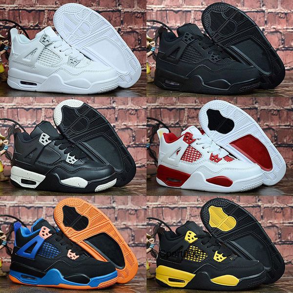 kids shoes jumpman 4 children basketball shoes boys and girls kids 4s sports basketball sneakers shoes youth sneakers size 28-35, Black
kids shoes jumpman 4 children basketball shoes boys and girls kids 4s sports basketball sneakers shoes youth sneakers size 28-35, Black
