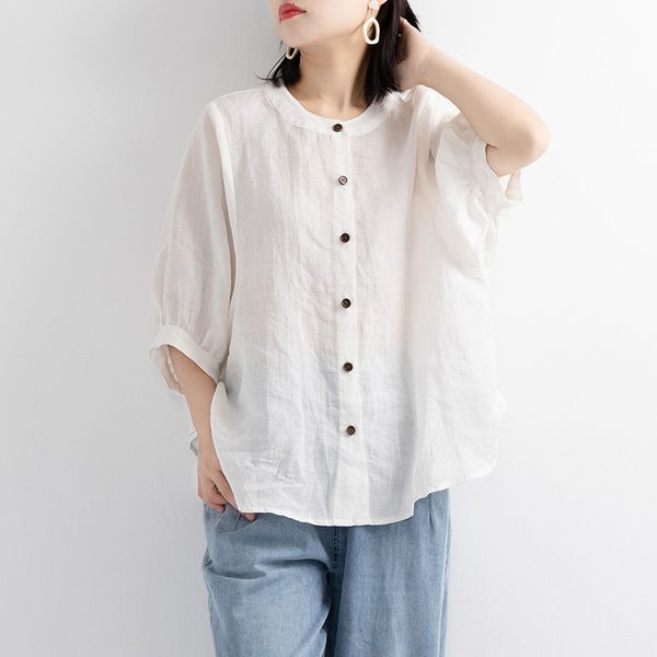 women's blouses & shirts cotton elegant lantern sleeve ruffle o-neck loose vintage shirt female 2021 early autumn office ladies solid, White
women's blouses & shirts cotton elegant lantern sleeve ruffle o-neck loose vintage shirt female 2021 early autumn office ladies solid, White