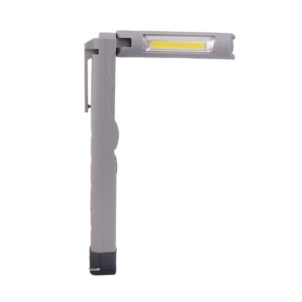 flashlights torches rechargeable cob led slim work light lamp inspect folding torch handheld