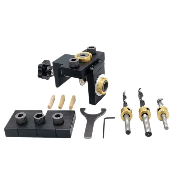 10pcs/set jig pocket hole jig kit wood vertical drilling detachable locator for furniture connecting hole puncher carpentry tool
10pcs/set jig pocket hole jig kit wood vertical drilling detachable locator for furniture connecting hole puncher carpentry tool