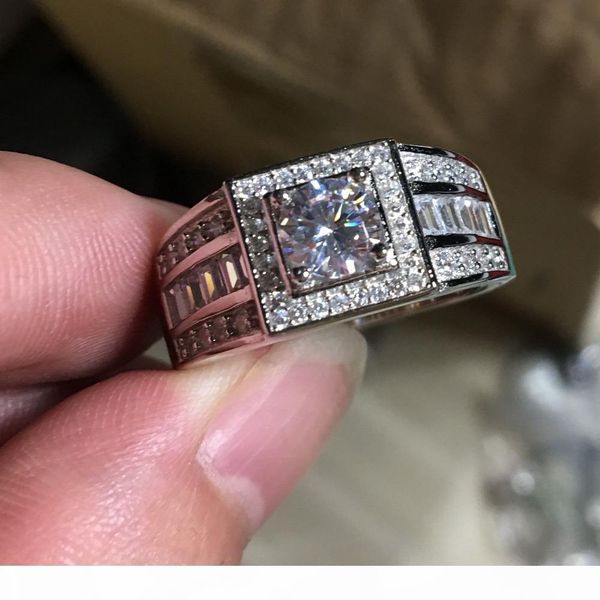 100% real soild 925 sterling silver male ring 1ct diamonique 5a zircon cz engagement wedding band ring for men fine jewelry, Slivery;golden
100% real soild 925 sterling silver male ring 1ct diamonique 5a zircon cz engagement wedding band ring for men fine jewelry, Slivery;golden