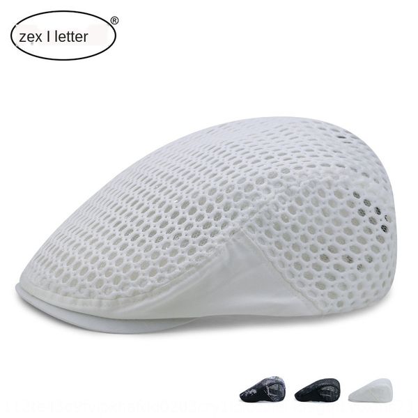 hat summer korean style sun protection hat beret simple hollow plaid mesh breathable beret men's and women's outdoor sunscreen cap, Blue;gray
hat summer korean style sun protection hat beret simple hollow plaid mesh breathable beret men's and women's outdoor sunscreen cap, Blue;gray