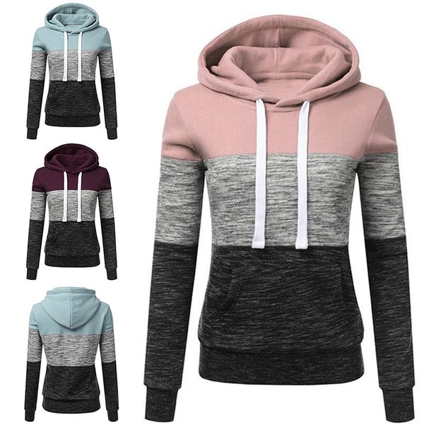 2020 women spring autumn long sleeve patchwork pullover hooded sweat hoodie sweatshirts sportswear plus size, Black
2020 women spring autumn long sleeve patchwork pullover hooded sweat hoodie sweatshirts sportswear plus size, Black