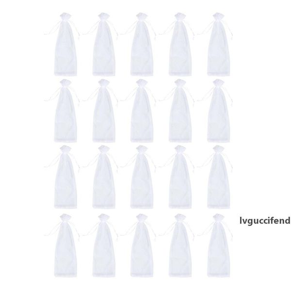 20pcs sheer organza wine bags 14x37cm reusable simple bottle wrap dresses festive packaging baby shower wedding favors samples d
20pcs sheer organza wine bags 14x37cm reusable simple bottle wrap dresses festive packaging baby shower wedding favors samples d
