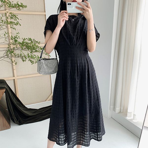 casual dresses women black midi dress plaid two-piece set high waist spring summer female, Black;gray
casual dresses women black midi dress plaid two-piece set high waist spring summer female, Black;gray