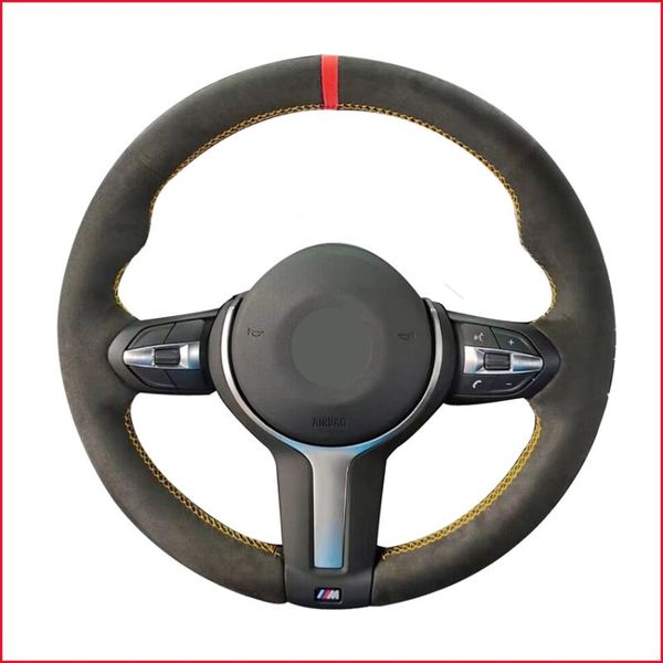 mewant black suede steering wheel cover for f87 m2 f80 m3 f82 m4 m5 f12 f13 m6 f85 x5 m f86 x6 m f33 f30 sport
mewant black suede steering wheel cover for f87 m2 f80 m3 f82 m4 m5 f12 f13 m6 f85 x5 m f86 x6 m f33 f30 sport
