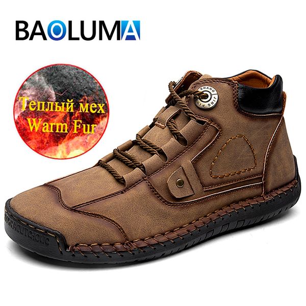 winter men's boots plush warm men snow boots designer men leather outdoor waterproof male ankle italian style, Black
winter men's boots plush warm men snow boots designer men leather outdoor waterproof male ankle italian style, Black