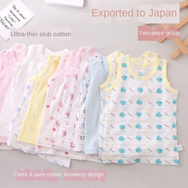 f6ump two pieces 2020 new children's clothing vest ultra-thin baby vest summer children's wear sleeveless round collar t-shirt shi, Blue
f6ump two pieces 2020 new children's clothing vest ultra-thin baby vest summer children's wear sleeveless round collar t-shirt shi, Blue