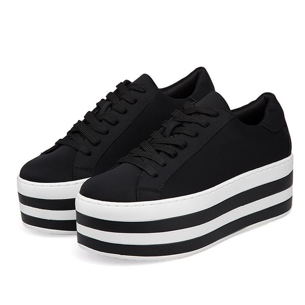 women platform sneakers 2020 fashion casual shoes female thick soled trainers walking shoes brand lycra ladies vulcanize shoes cx200724, Black
women platform sneakers 2020 fashion casual shoes female thick soled trainers walking shoes brand lycra ladies vulcanize shoes cx200724, Black