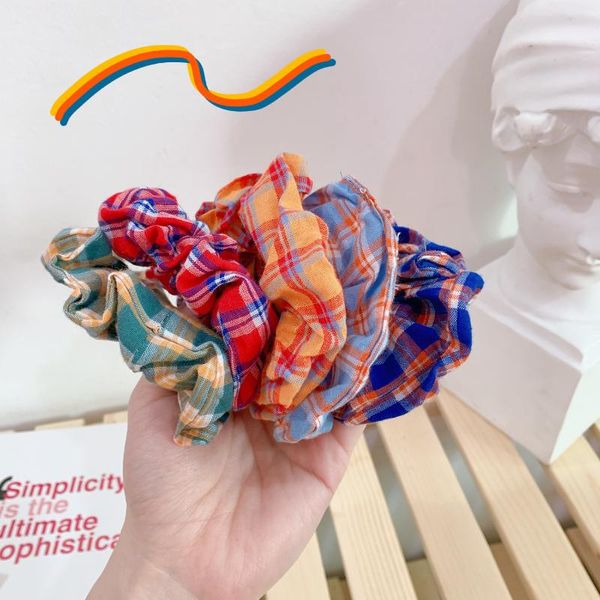 south korea online celebrity fabric large intestine ring handmade hair band floral-print striped plaid women's hair accessories, Brown
south korea online celebrity fabric large intestine ring handmade hair band floral-print striped plaid women's hair accessories, Brown
