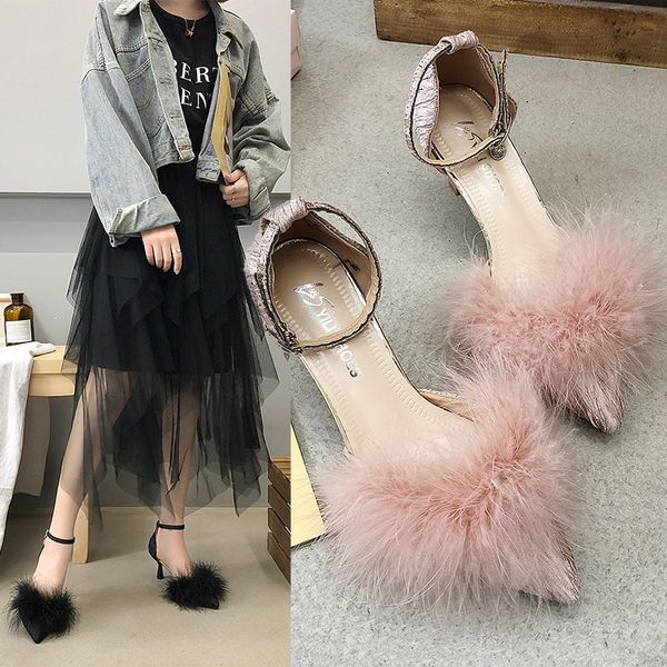 2020 summer new fine heel thick with pointed wild suede women's shoes female hollow baotou comfortable single shoes, Black
2020 summer new fine heel thick with pointed wild suede women's shoes female hollow baotou comfortable single shoes, Black