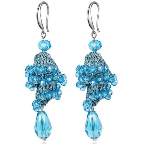 6pair sell european and american fashion new crochet crystal small beads tassel earrings handmade wild earrings jewelry 6 color r-64, Silver
6pair sell european and american fashion new crochet crystal small beads tassel earrings handmade wild earrings jewelry 6 color r-64, Silver