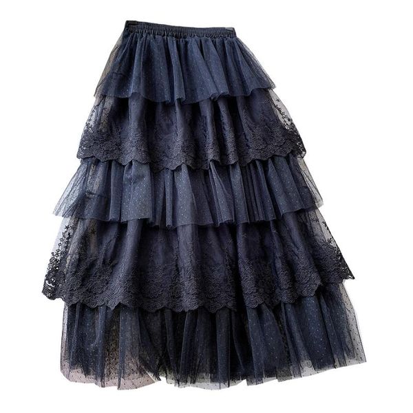 gentle lace cake skirt sweet flower embroidered fairy skirt 2020 new spring summer polka dot korean fluffy, Black
gentle lace cake skirt sweet flower embroidered fairy skirt 2020 new spring summer polka dot korean fluffy, Black