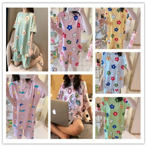 cloth bag pajamas women's short-sleeved fresh student home wear suit home clothes shorts and shorts -xxl, Blue;red
cloth bag pajamas women's short-sleeved fresh student home wear suit home clothes shorts and shorts -xxl, Blue;red
