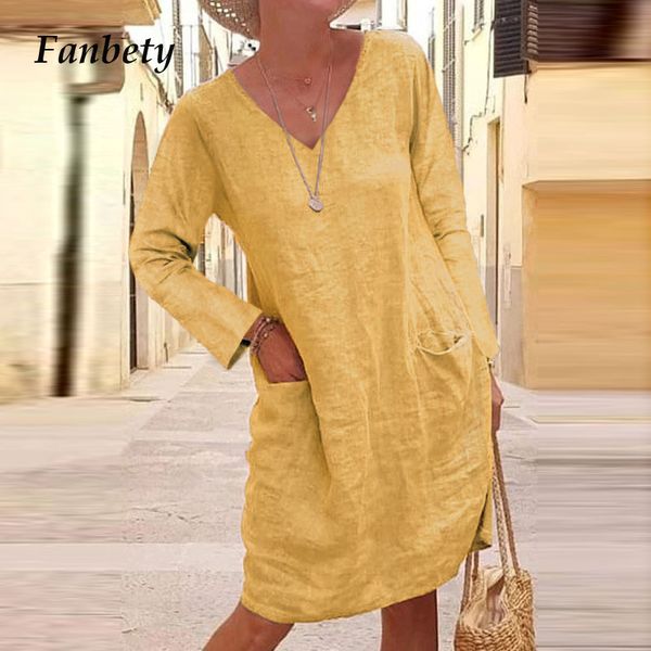 autumn women elegant cotton linen dress fashion casual v-neck long sleeve dress female solid color beach party vestido 5xl, Black;gray
autumn women elegant cotton linen dress fashion casual v-neck long sleeve dress female solid color beach party vestido 5xl, Black;gray