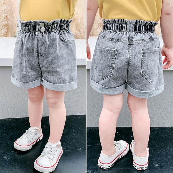 bi6bn girls' denim summer 2020 new children's korean style high-waisted brassieres baby's foreign style pants fashionable sho, Blue
bi6bn girls' denim summer 2020 new children's korean style high-waisted brassieres baby's foreign style pants fashionable sho, Blue
