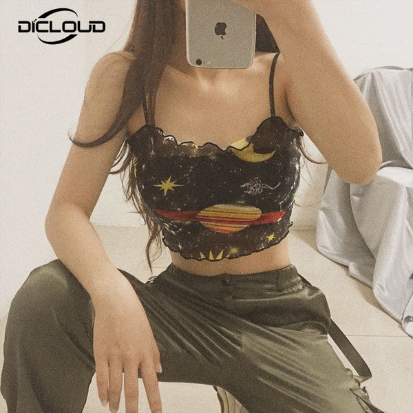 chic print bralette crop women streetwear summer 2020 sheer mesh camis spaghetti straps transparent tank tees, White
chic print bralette crop women streetwear summer 2020 sheer mesh camis spaghetti straps transparent tank tees, White