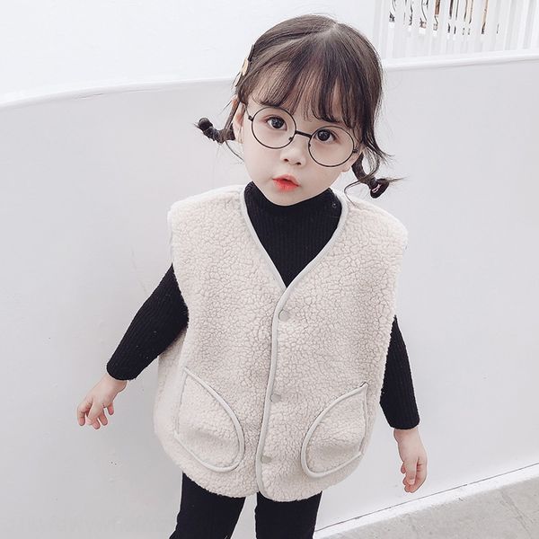 ccozr girl's lamb wool autumn and winter clothing korean style foreign style children's and children's woolen vest vest waist, Camo
ccozr girl's lamb wool autumn and winter clothing korean style foreign style children's and children's woolen vest vest waist, Camo