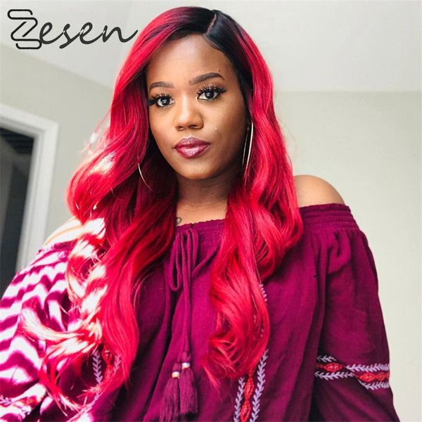 zesen ombre color lace front hair synthetic pre plucked body wave yaki straight lace frontal wigs with baby hair for women, Black
zesen ombre color lace front hair synthetic pre plucked body wave yaki straight lace frontal wigs with baby hair for women, Black