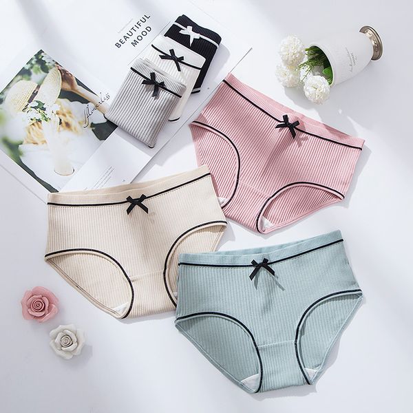 women's panties thread underwear cotton breathable mid-waist large size student girl's japanese seamless briefs, Black;pink
women's panties thread underwear cotton breathable mid-waist large size student girl's japanese seamless briefs, Black;pink
