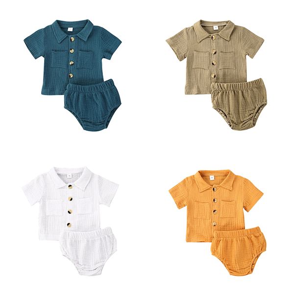 0-24m baby summer clothing sets newborn infant boys girls button t-shirts+shorts cotton linen kids clothing tracksuits outfits, White
0-24m baby summer clothing sets newborn infant boys girls button t-shirts+shorts cotton linen kids clothing tracksuits outfits, White