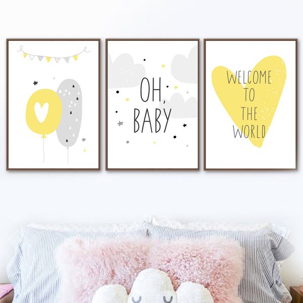 yellow heart balloon cloud quotes wall art canvas painting nordic posters and prints wall pictures baby kids room nursery decor
yellow heart balloon cloud quotes wall art canvas painting nordic posters and prints wall pictures baby kids room nursery decor