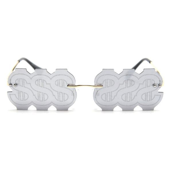 royal girl 2020 new fashion rimless square sunglasses women personality dollar pattern sun glasses men alloy frame eyewear ss346, White;black
royal girl 2020 new fashion rimless square sunglasses women personality dollar pattern sun glasses men alloy frame eyewear ss346, White;black