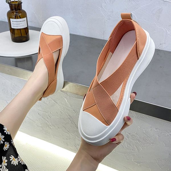 2020 new spring and summer women's fisherman shoes color matching elastic band hollow breathable thick bottom sponge cake lazy o, Black
2020 new spring and summer women's fisherman shoes color matching elastic band hollow breathable thick bottom sponge cake lazy o, Black