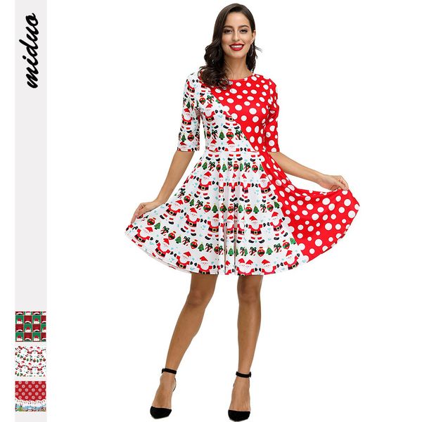 autumn dress women 2020 santa claus digital printing fashion temperament dress waist unkempt skirt, Black
autumn dress women 2020 santa claus digital printing fashion temperament dress waist unkempt skirt, Black