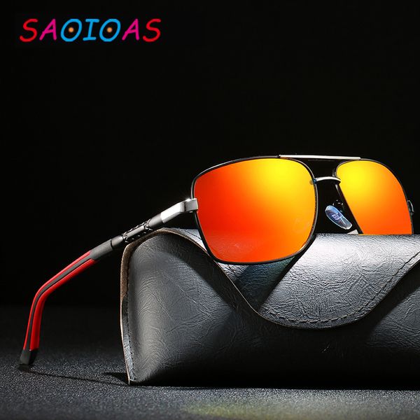 saoioas 2020 brand summer men alloy frame sunglasses polarized mirror male sun glasses women for men uv400, White;black
saoioas 2020 brand summer men alloy frame sunglasses polarized mirror male sun glasses women for men uv400, White;black