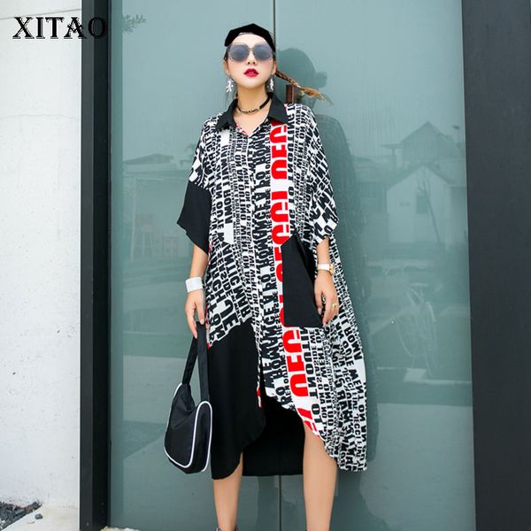 xitao plus size irregular blouse fashion new women pocket 2020 summer elegant goddess fan split casual print letter dmy5036, White
xitao plus size irregular blouse fashion new women pocket 2020 summer elegant goddess fan split casual print letter dmy5036, White