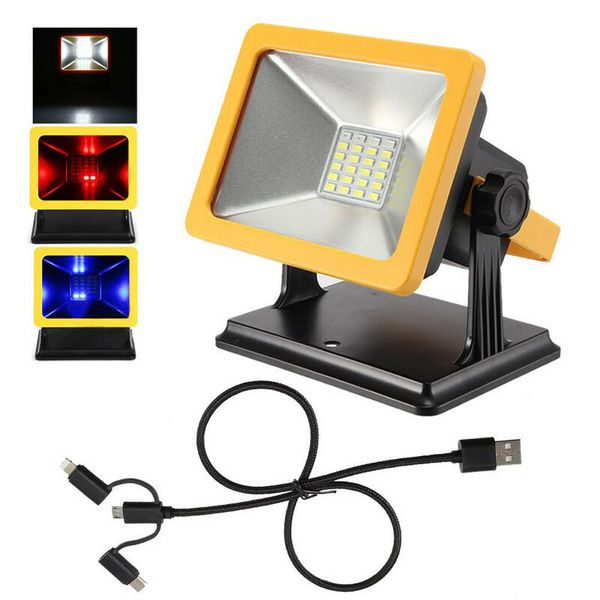 portable lanterns 15w 24led floodlight 5200mah 4400mah usb rechargeable work light 180° inspection lamp red blue waring strobe
portable lanterns 15w 24led floodlight 5200mah 4400mah usb rechargeable work light 180° inspection lamp red blue waring strobe
