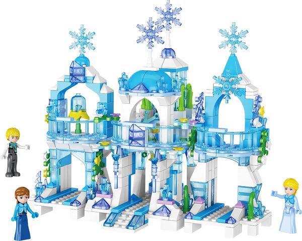 children's plastic puzzle assembly building blocks romantic girl princess snow world castle small granule exquisite toys
children's plastic puzzle assembly building blocks romantic girl princess snow world castle small granule exquisite toys