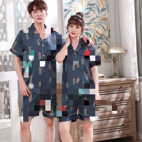 e7t71 pajamas wo summer short sleeve internet celebrity same ice silk home clothes men's and women's printed plus size shorts silk, Black;brown
e7t71 pajamas wo summer short sleeve internet celebrity same ice silk home clothes men's and women's printed plus size shorts silk, Black;brown