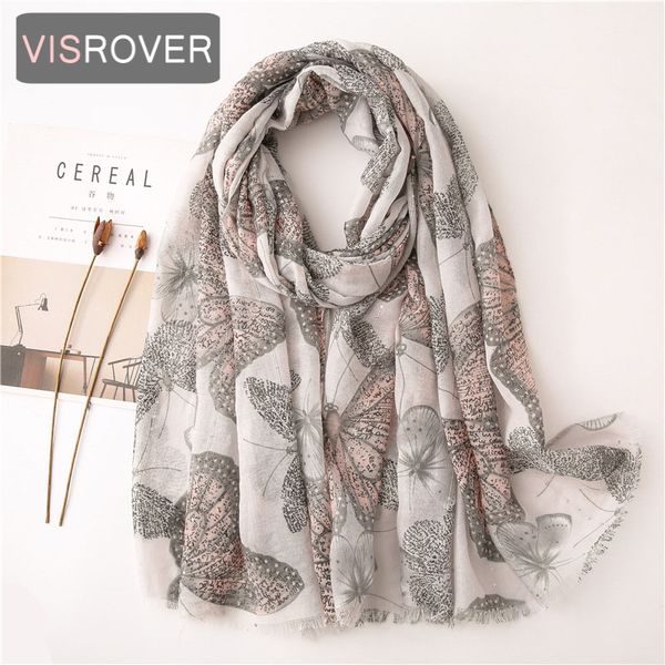 visrover 2020 butterfly printing viscose summer scarf with sequin fashion beach wraps spring shawls hijab gift wholesales, Blue;gray
visrover 2020 butterfly printing viscose summer scarf with sequin fashion beach wraps spring shawls hijab gift wholesales, Blue;gray