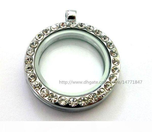 30mm chrome color sparkle round pendant living floating memory glass locket jk05-1, Silver
30mm chrome color sparkle round pendant living floating memory glass locket jk05-1, Silver