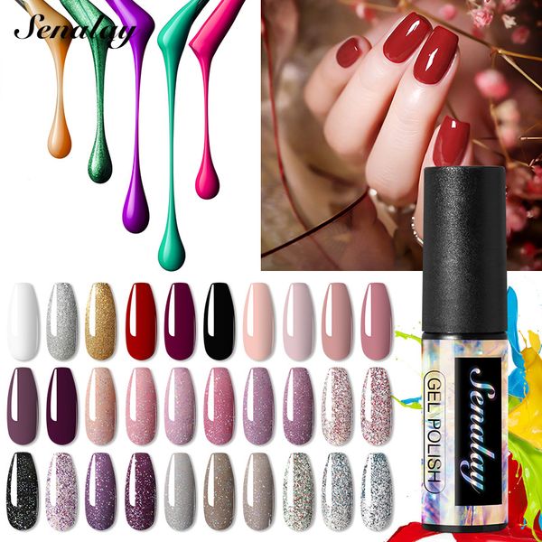 senalay uv nail gel shiny platinum gel nail polsih for manicure art need base coat led lamp 5ml soak off varnishes, Red;pink
senalay uv nail gel shiny platinum gel nail polsih for manicure art need base coat led lamp 5ml soak off varnishes, Red;pink