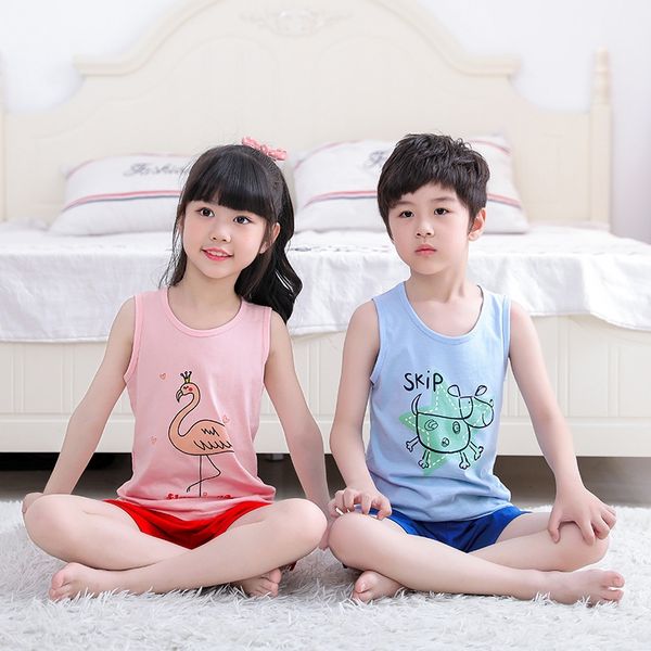 20 wear vest suit children's vest children's clothing boys' sleeveless t-shirt + shorts two-piece suit girls' baby pure
20 wear vest suit children's vest children's clothing boys' sleeveless t-shirt + shorts two-piece suit girls' baby pure