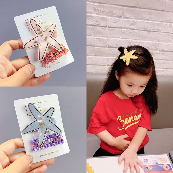 hair accessories 2021 simple cute sweet gauze children's hairpin with starfish barrettes for girl fashion, Slivery;white
hair accessories 2021 simple cute sweet gauze children's hairpin with starfish barrettes for girl fashion, Slivery;white