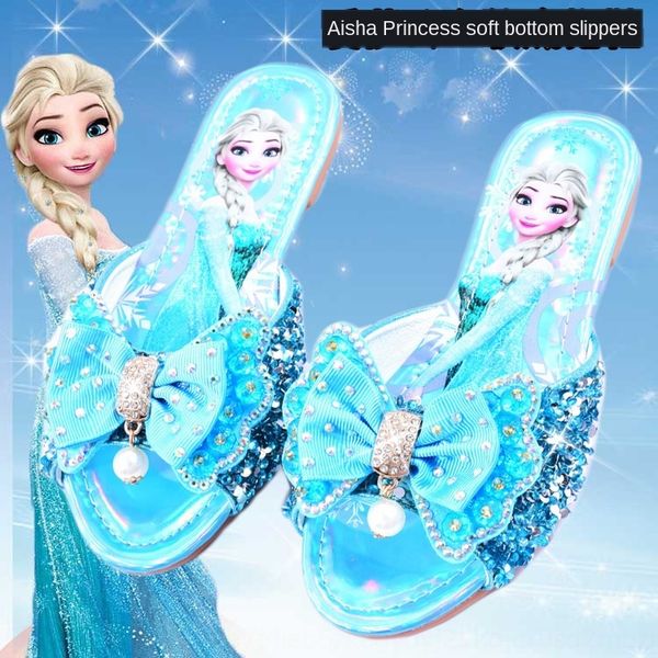 g7qcd girls' fashionable outside wear aisha princess shoes sandals and slippers slippers web celebrity children' soft bottom sand, Black;grey
g7qcd girls' fashionable outside wear aisha princess shoes sandals and slippers slippers web celebrity children' soft bottom sand, Black;grey