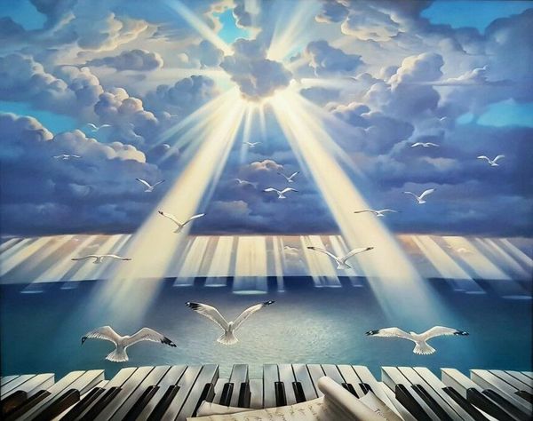 vladimir kush - symphony of the sun home decor handcrafts /hd print oil painting on canvas wall art canvas pictures 200806
vladimir kush - symphony of the sun home decor handcrafts /hd print oil painting on canvas wall art canvas pictures 200806