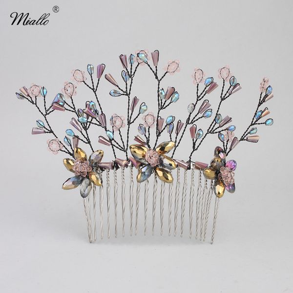 miallo fashion magic color hair combs austrian crystal handmade hair clips hairpins women jewelry accessories, Golden;silver
miallo fashion magic color hair combs austrian crystal handmade hair clips hairpins women jewelry accessories, Golden;silver